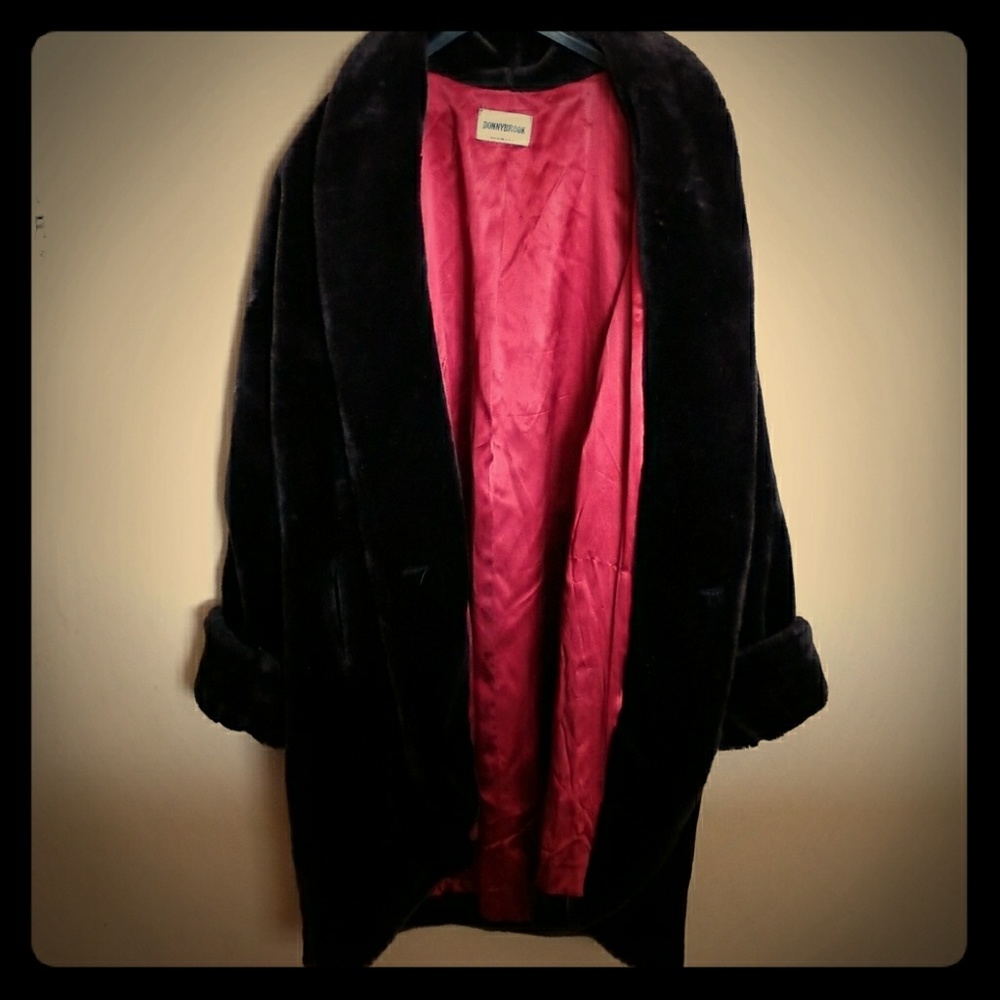 Luxury Chocolate Faux Fur Coat
